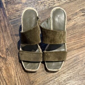 Vince Women's Dark Olive Espadrille Sandals